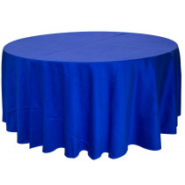 Скатерть круглая без шва синяя Ø2,9м