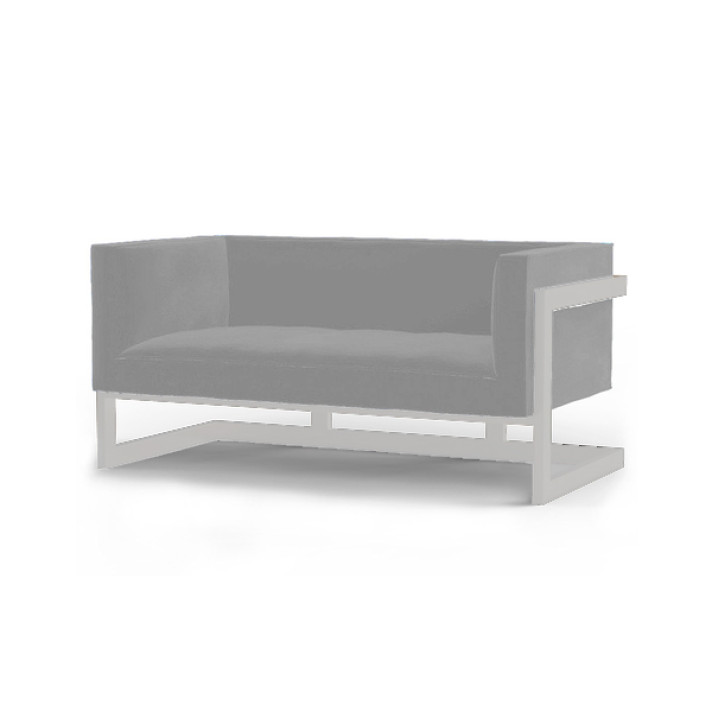 Диван Mendoza серый с серым каркасом двухместный в аренду