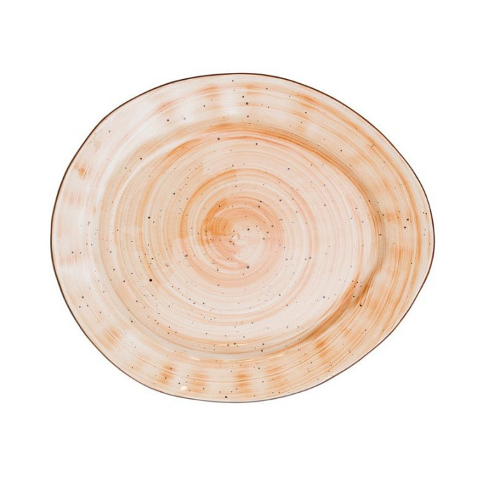 Блюдо овальное крем брюле 26х22см в аренду