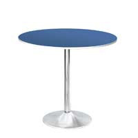 Стол тог круглый синий 0,8 м в аренду