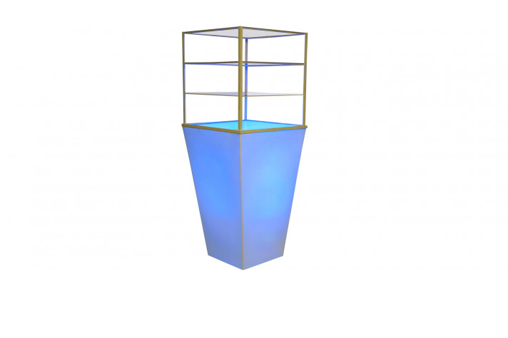 Стол коктейльный Conic с этажеркой в аренду