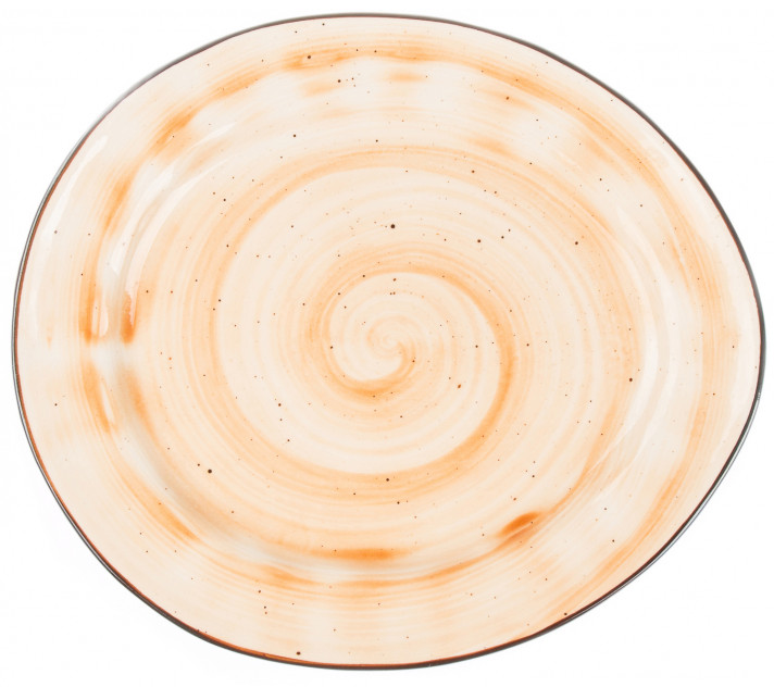 Тарелка овальная капучино 22,5см в аренду