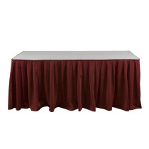 Фуршетная юбка бордо 5,8м