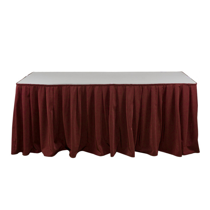 Фуршетная юбка бордо 5,8м в аренду