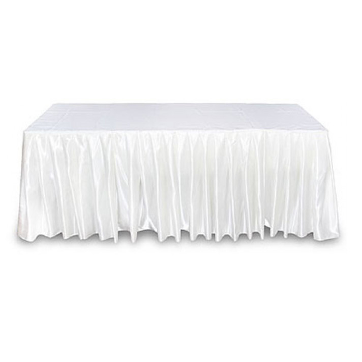 Фуршетная юбка белая 5,8м в аренду