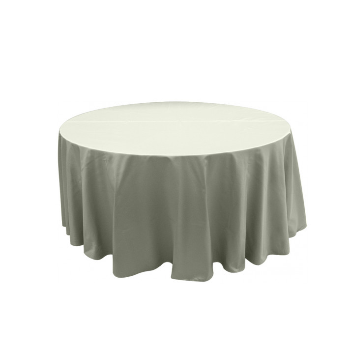 Скатерть круглая без шва серая Ø2,9м в аренду