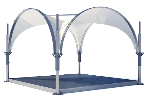 Арочный тент 25 кв. м в аренду