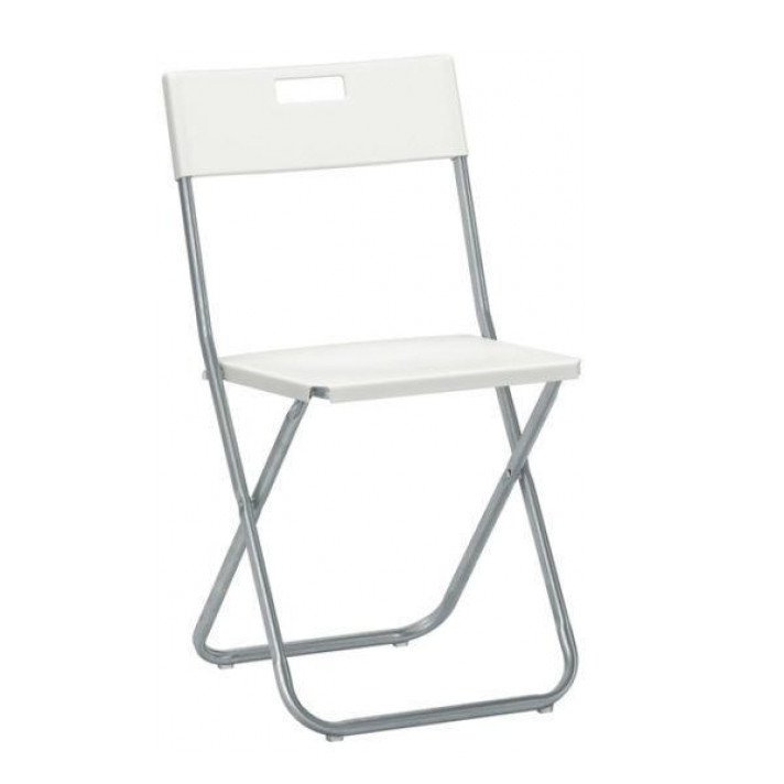 Стул складной Гунде белый в аренду