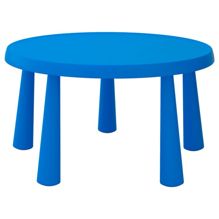 Стол детский круглый синий в аренду