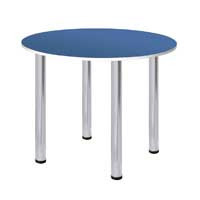 Стол kaja круглый синий в аренду