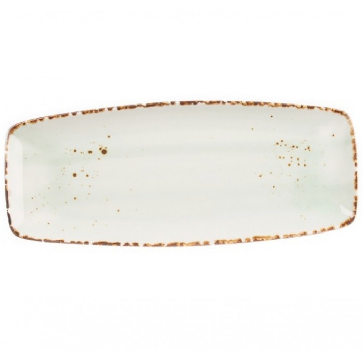 Блюдо прямоугольное фисташковое 30х15см в аренду