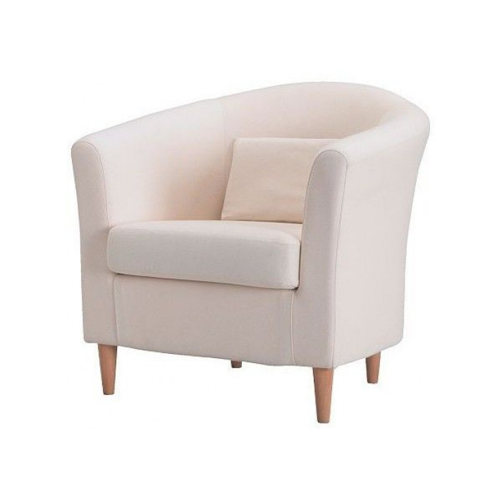 Кресло  ТУЛЬСТА белое кожзам в аренду