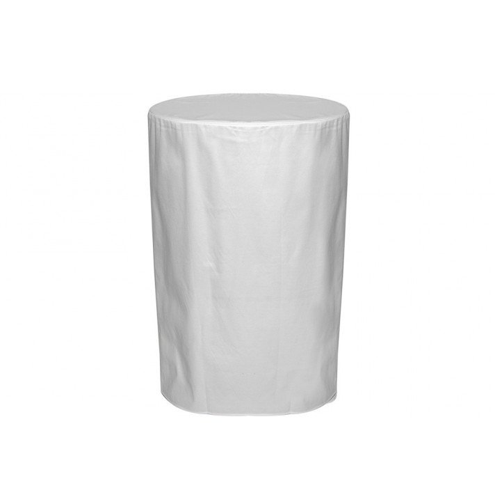 Чехол на коктельный стол белый в аренду
