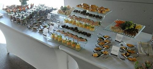 Сервировка шведского стола